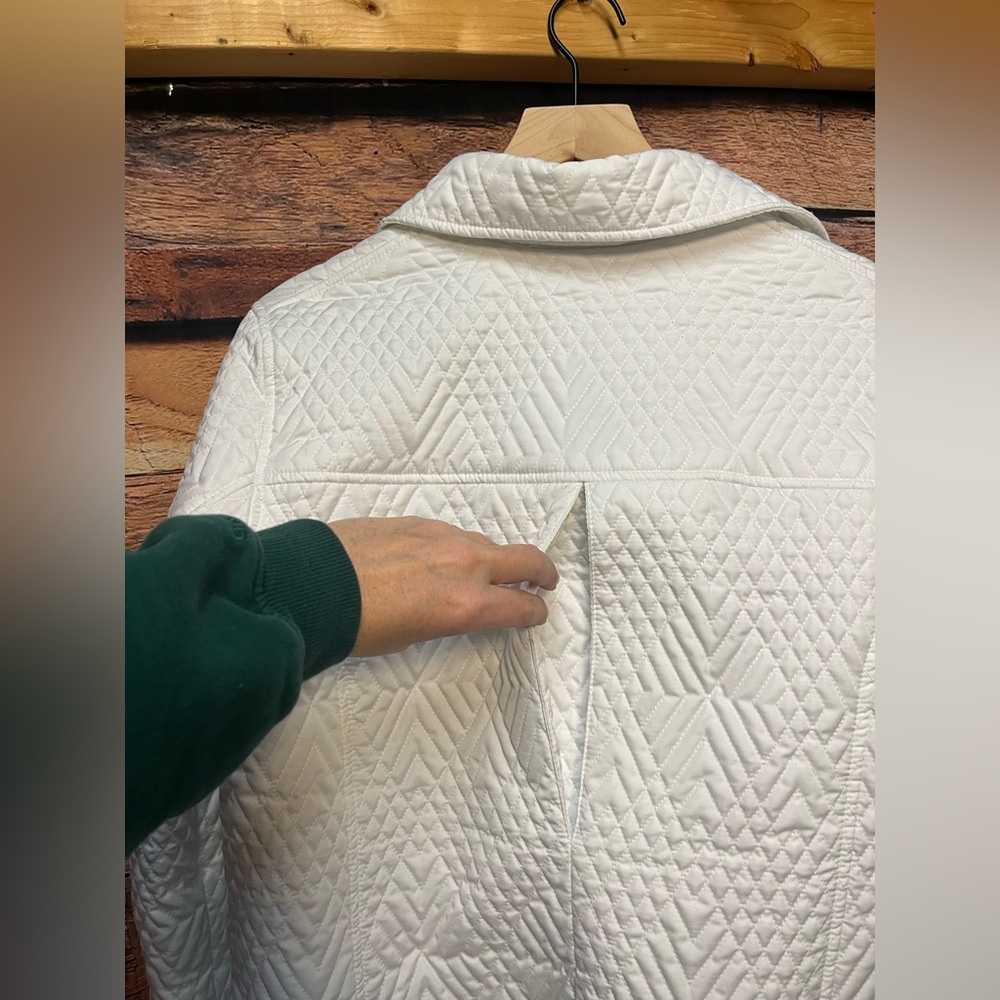 Weatherproof Garment Company White Quilted Puffer Jacket - Picture 11 of 16